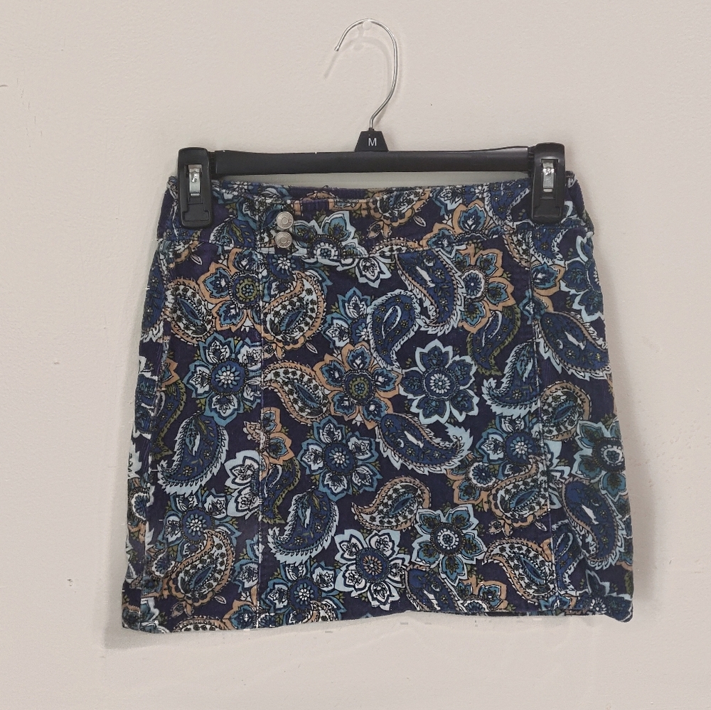 Paisley Mini Skirt